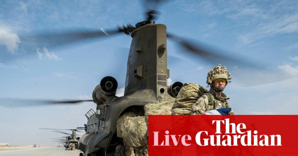 Trump ‘wrong’ to diminish role of UK troops and Nato in Afghanistan, says No 10 – UK politics live | Politics