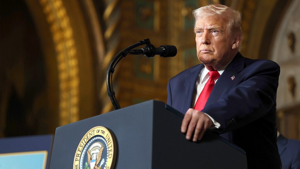 Trump poll numbers sink to 42% approval rating amid political concerns