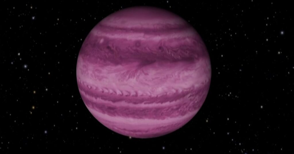 Pink planet surrounded by salty clouds, scientists discover